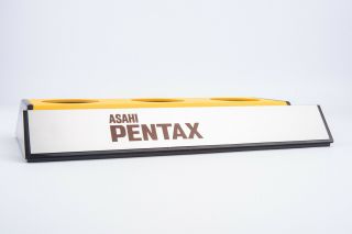 Vintage Asahi Pentax 3 Lens Plastic Camera Store Display Stand V13