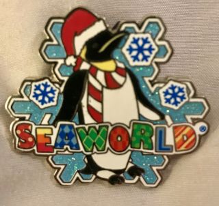 Seaworld Pin — Penguin Christmas - Limited Edition Of 600 Passholder Pin