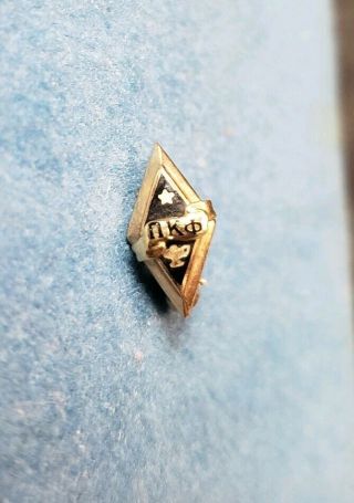 Vintage 10k Gold Pi Kappa Phi ΠΚΦ Fraternity Badge Pin Pi Kapp