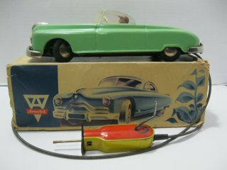 Vintage Arnold Toy Convertible Car & Driver West Germany 1950 