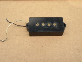 Vintage 1974 Fender Precision Bass Guitar Single Pickup With Cover