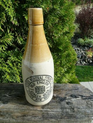 Sussex Mineral Springs Ginger Beer Bottle Brunswick
