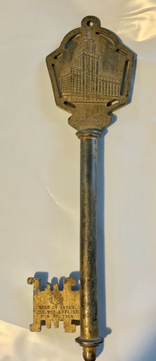 Vintage Key To The City Of Tulsa Oklahoma 9 Inches Union Depot