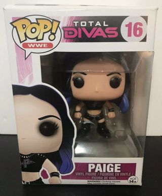 Funko Pop Wwe Wrestling Total Divas 16 Paige Vinyl Figure Vaulted Box