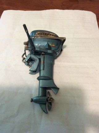 Evinrude Electric Model Boat Motor,  Vintage,  Battery Operated Toy Outboard M