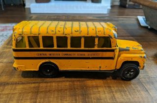 Die Cast Toy School Bus,  Central Webster,  Lehigh,  Burnside & Harcourt,  Iowa