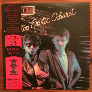 Soft Cell - Non - Stop Exotic Cabaret - Vinyl Lp - Japanese - Obi - Insert