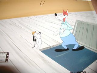 1980 Droopy Tex Avery Filmation Production Cel & Obg