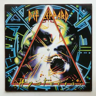 Vtg 1987 Def Leppard 1st Press Hysteria Album Record Lp 830 - 675 - 1 Vinyl Is