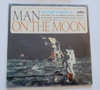 Man On The Moon Flight Of Apollo 11 Lp Vinyl Record Evolution 3004 1969