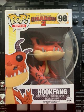 Funko Pop Movies 98 How To Train Your Dragon 2 Hookfang Vaulted Minor Box Damage