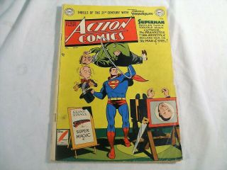Vintage Action Comics Superman Comic Book 151,  Dec.  1950