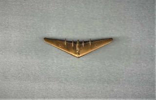 Ww2 Us Army Air Corps Large Northrop Flying Wing Bomber Fighter Airplane Pin
