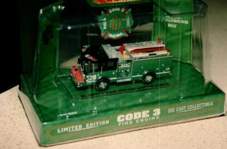Code 3 Collectible Luverne Pumper - 12225 Cfd E - 28 St.  Patricks Day