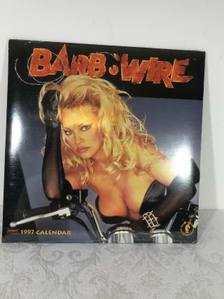 Barb Wire Pamela Anderson 1997 Wall Calendar Girl Hot & Sexy Man Cave