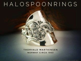 Spoon Ring Norwegian Solid Silver Marthinsen The Perfect Christmas Gift