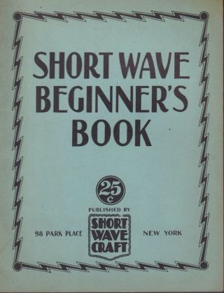 Short Wave Beginners Book 1933 Shock Wave Craft 022317nondbe2