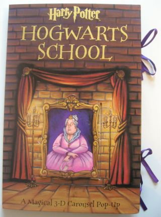 Harry Potter Hogwarts School 3d Pop - Up Carousel Book 2001