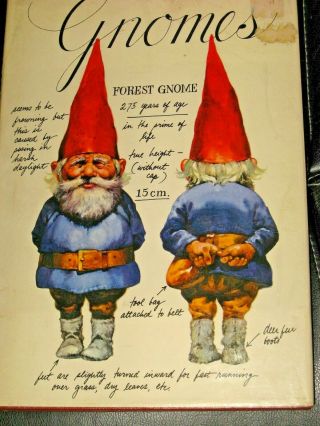 Book Gnomes 1977 Illustrated Rien Poortvliet Huygen Fantasy Magical Lore History