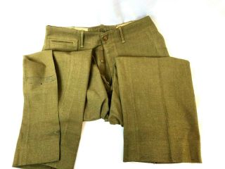 Wwii Ww2 Us U.  S.  Pants,  Trousers,  Slacks,  Uniform,  Army,  Military,  Dress,  Ike