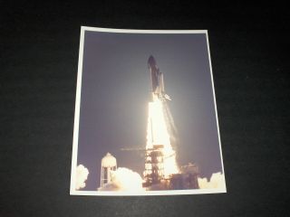 Vintage Jan.  9,  1990 Nasa Space Shuttle Columbia Launch Kodak Color Photo 30