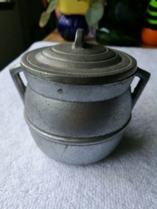 Vintage Wilton Armetale Bean Pot Factory Markings