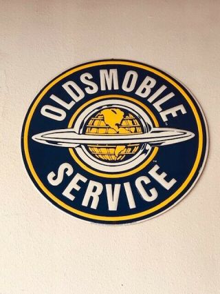 Vintage Oldsmobile Service Automotive Sign
