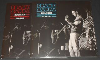 Frank Zappa Berlin 1978 Volumes 1 & 2 Europe 4 - Lp Gatefold Cover