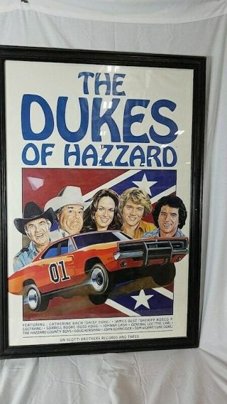 Vintage And 1981 The Dukes Of Hazzard Poster 27x38 Nr