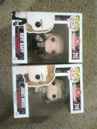 Funko Pop The Rocky Horror Picture Show.  Riff Raff 212 And Janet Weiss 210