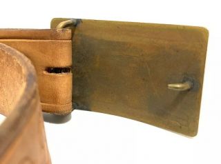 Vintage Boy Scout Tooled Leather Belt Buckle PHILMONT Cimarron Mexico Type 1 2