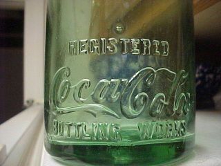 SCRIPT Coca Cola Coke Bottle - WYANOKE - Woonsocket,  RI - Rhode Island SCARCE. 2