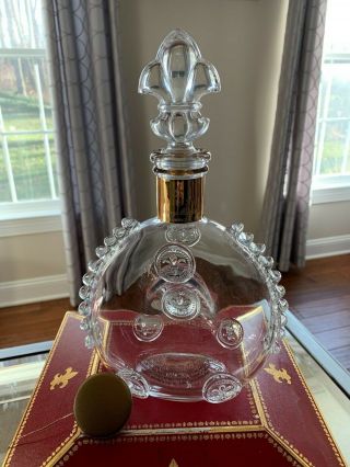Louis Xiii Remy Martin Baccarat Decanter Empty Bottle 750ml
