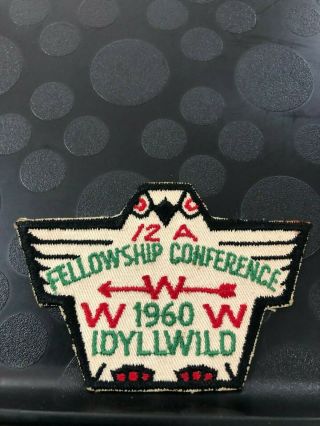 1960 Area 12 - A Fellowship Conference Patch Idyllwild Bv