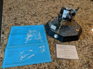 Franklin Apollo Xi 11 Lunar Module 1:48 Scale Space Model Figurine
