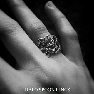 NORWEGIAN SILVER VIKING ROSE SPOON RING THE PERFECT GIFT 2