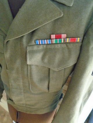ww2 ike jacket ribbons and patches 2