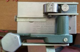 Vintage Harry M Fraser Strip Wool Cloth Cutter Model 500 - 1 Rug Hooking