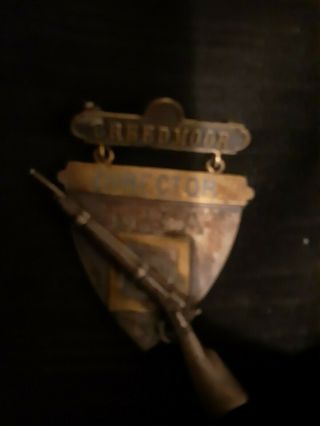 National Rifle association 19 century medal.  Creedmoor.  NRA.  silver. 2