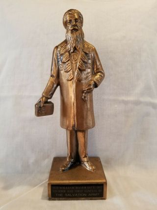 Vintage William Booth (1829 - 1912),  Founder Of The Salvation Army Bronze Statue