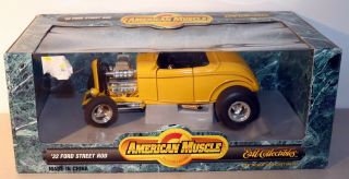 Dte 1:18 Ertl Collectibles American Muscle 7238 Yellow 