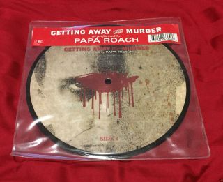 Papa Roach - Getting Away With Murder Record Single 7 " Picture Disc Vinyl