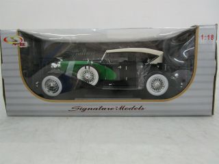 Signature Models 1:18 Scale 1934 Duesenberg Diecast Car Iob