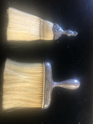 Two Sterling Silver Vintage Crumb Brushes They Are Mark Sterling Silver
