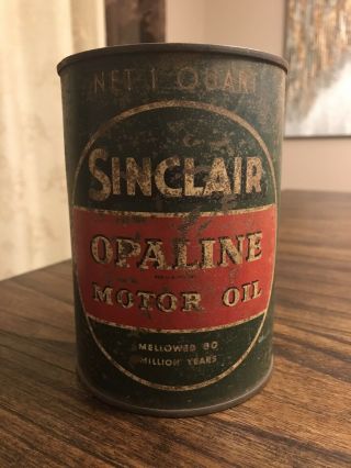 Sinclair Opaline 1 Quart Motor Oil Can