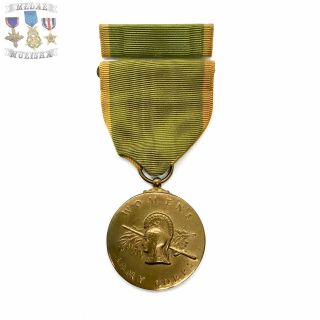 Wwii U.  S.  Army Womens Army Corps Service Medal Slot Brooch Ribbon Bar Ww2
