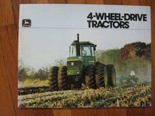 1980 John Deere 8440 8640 4 - Wheel Drive Tractor Brochure