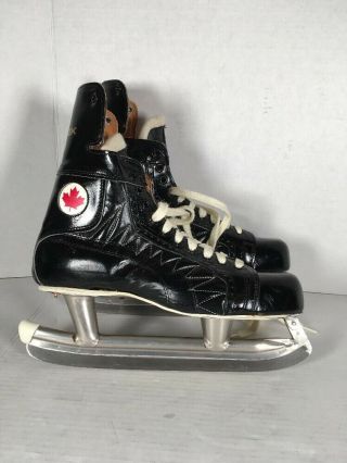 Vintage Jelinek Ice Hockey Skates 1970’s Near Size 8 1/2