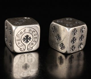 Limited Edition Rare 925 Silver Hand - Carved Crucifix Dice Statue
