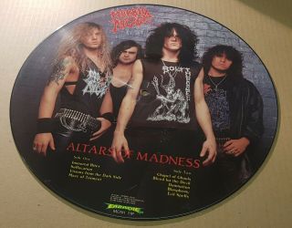 Morbid Angel,  Altars Of Madness 1989 Death Metal Limited Edition Picture Disc